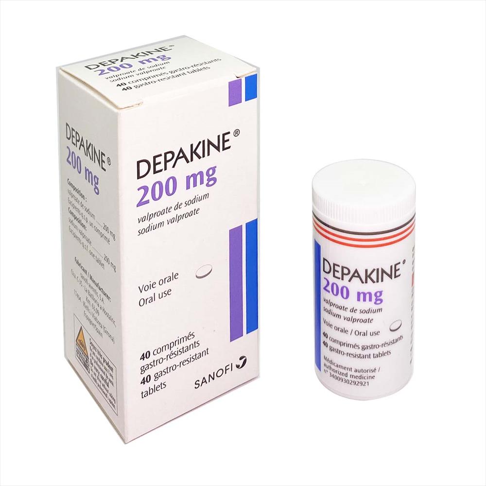 Depakine Natri Valproat 200mg Viên Sanofi (C/40 viên) Sanofi